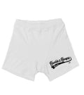 White Records Rib Shorts